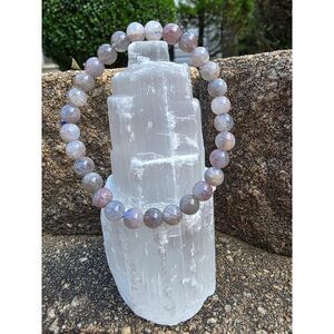 💜 Iolite Bracelet – Mist & Moonlight (6mm)